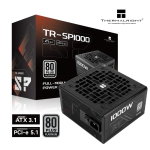 Napajanje 1000W THERMALRIGHT TR-SP1000, ATX 3.1, PCI-e 5.1, 80 Plus PLATINUM, full-modular