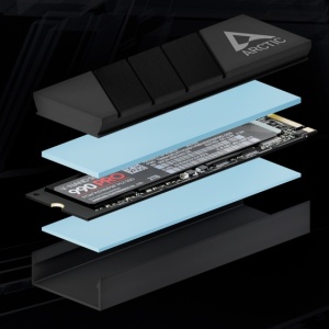 SSD Cooler for M.2 Drives Arctic M2 Pro (Black), ACOTH00001A - Img 2