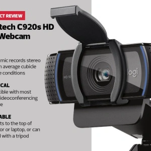 WEBCAM HD PRO LOGITECH C920S, 1080P - Img 3