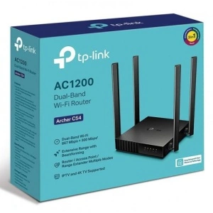 Wireless Router TP-LINK ARCHER C54, dual band, AC1200, 4 antene
