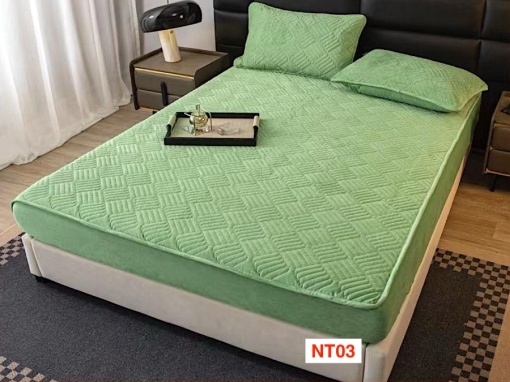 Huse De Pat / Topper Cu Elastic Si 2 Fete De Perna, 160X200, NT03