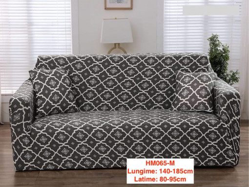 Huse Elastice Pt Canapele 140-185cm Marime M Cod HM065-M