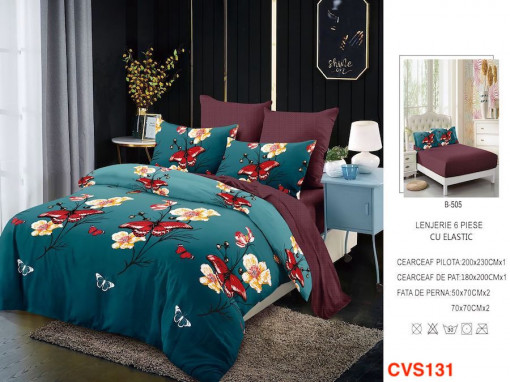 Lenjerii Cu Elastic Din Finet Cu 6 Piese Cod CVS131