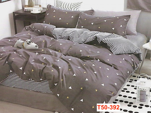 Lenjerii Din Bumbac Satinat Cu 4 Piese Cod T50-392