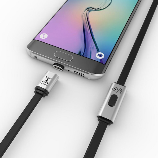 Cablu microUSB magnetic de incarcare si transfer date pt Android