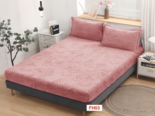 Huse De Pat Cocolino Cu Elastic Si 2 Fete De Perna, 180x200, FH03