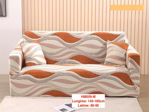 Huse Elastice Pt Canapele 140-185cm Marime M Cod HM059-M