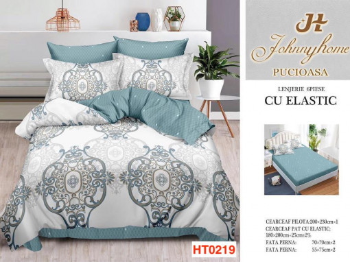 Lenjerii Cu Elastic Din Finet Cu 6 Piese Pucioasa Cod HT0219