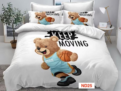 Lenjerii de pat cu imprimeu 5D, 6 piese, identice cu poza, cod ND25