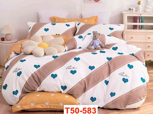 Lenjerii Din Bumbac Satinat Cu 4 Piese Pucioasa Cod T50-583