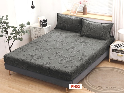 Huse De Pat Cocolino Cu Elastic Si 2 Fete De Perna FH02