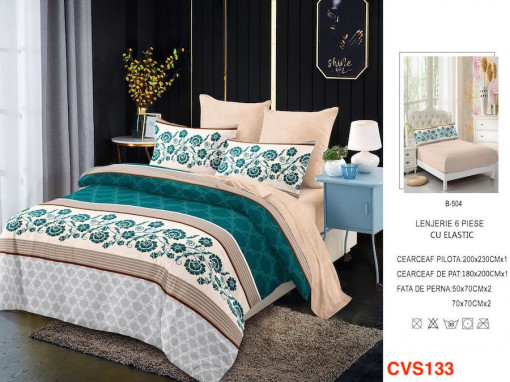 Lenjerii Cu Elastic Din Finet Cu 6 Piese Cod CVS133