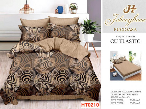 Lenjerii Cu Elastic Din Finet Cu 6 Piese Pucioasa Cod HT0210