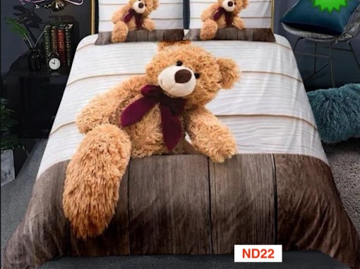 Lenjerii de pat cu imprimeu 5D, 6 piese, identice cu poza, cod ND22