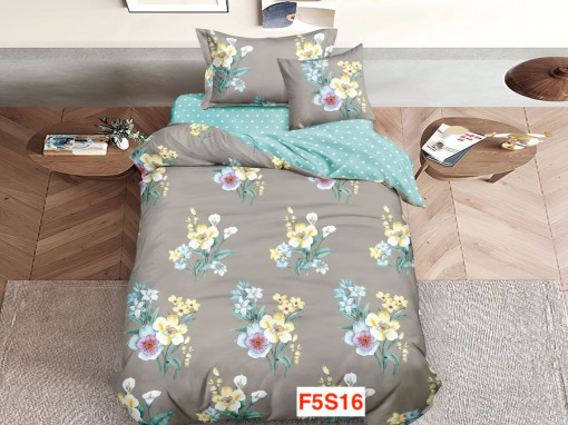 Lenjerii de pat de 1 persoana din finet F5S16
