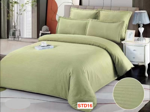 Lenjerii De Pat Din Damasc Cu 6 Piese Pt Pat Dublu Cod STD17