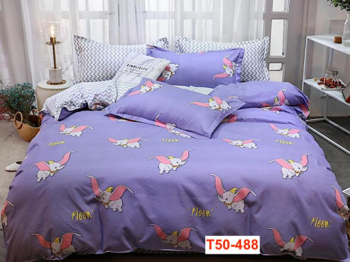 Lenjerii Din Bumbac Satinat Cu 4 Piese Cod T50-488