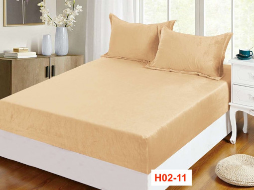 Huse Cu Elastic DeLuxe Din Frotir Si 2 Fete De Perna H02-11
