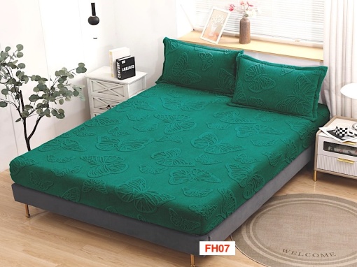 Huse De Pat Cocolino Cu Elastic Si 2 Fete De Perna FH07
