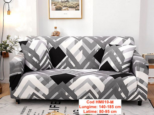 Huse Elastice Pt Canapele 140-185cm Marime M Cod HM010-M