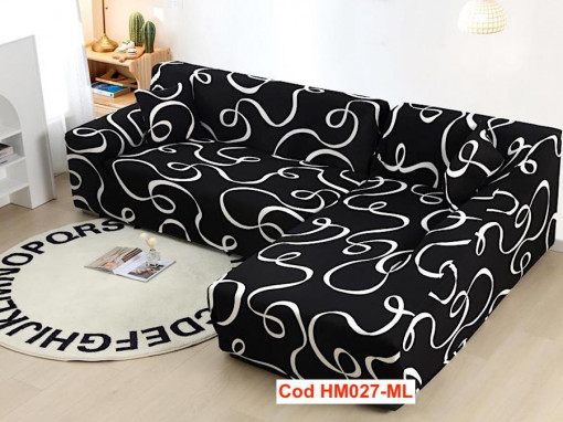 Huse Elastice Pt Coltare Din 2 Piese Si 5 Locuri Cod HM027-ML