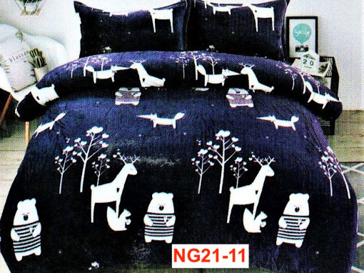 Lenjerii Cocolino Pt Pat Dublu Cu 4 Piese Cod NG21-11