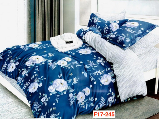 Lenjerii de pat cu 6 piese din bumbac satinat Pucioasa F17-245