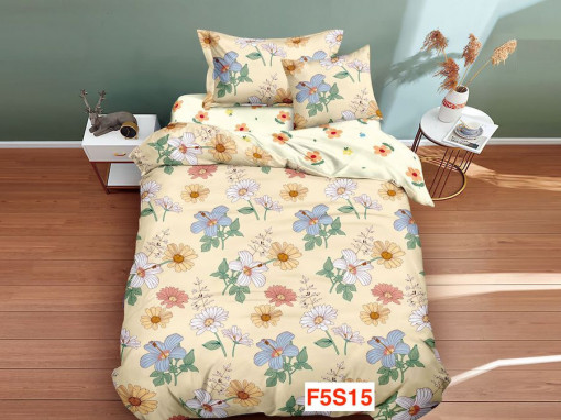 Lenjerii de pat de 1 persoana din finet F5S15