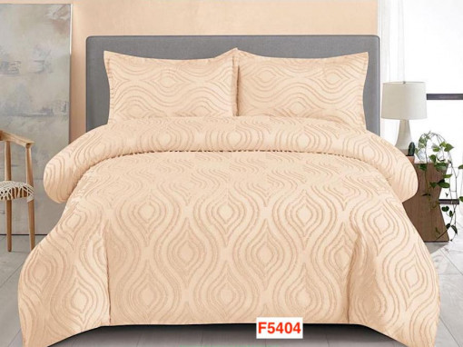 Lenjerii de pat din finet cu 4 piese pt cadou F5404
