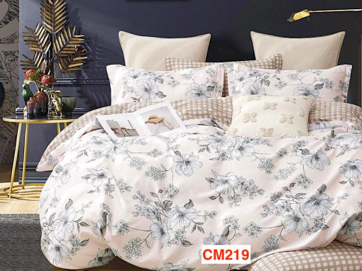 Lenjerii de pat din finet cu 6 piese Cod CM219