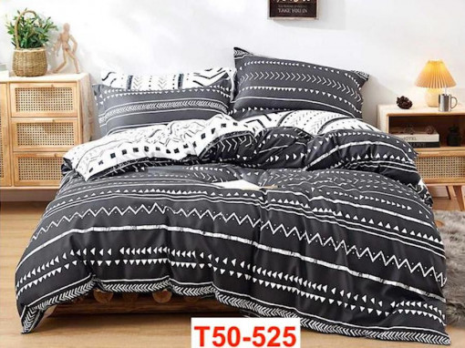 Lenjerii Din Bumbac Satinat Cu 4 Piese Pucioasa Cod T50-525