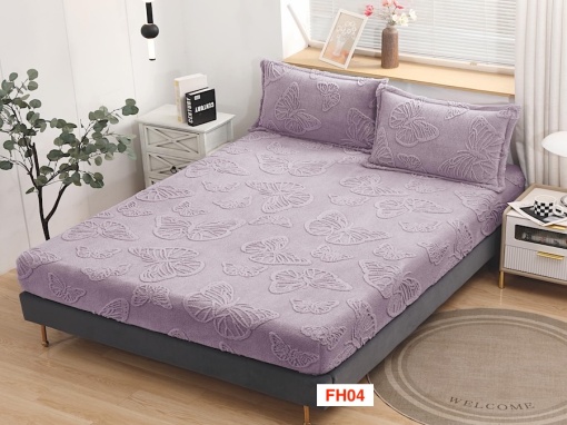 Huse De Pat Cocolino Cu Elastic Si 2 Fete De Perna FH04