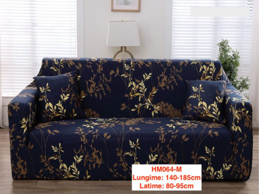 Huse Elastice Pt Canapele 140-185cm Marime M Cod HM064-M