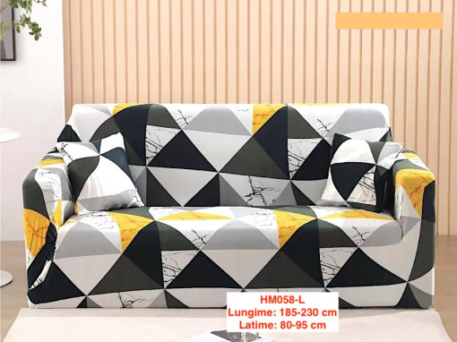 Huse Elastice Pt Canapele 185-230cm Marime L Cod HM058-L