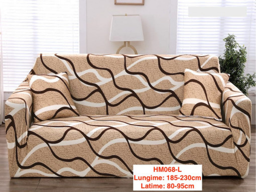 Huse Elastice Pt Canapele 185-230cm Marime L Cod HM068-L