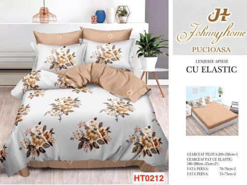 Lenjerii Cu Elastic Din Finet Cu 6 Piese Pucioasa Cod HT0212