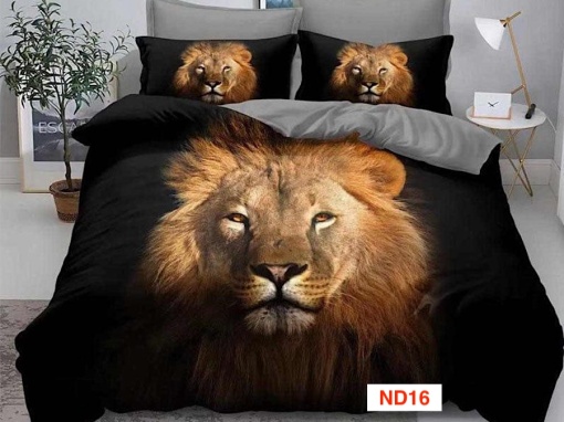 Lenjerii de pat cu imprimeu 5D, 6 piese, identice cu poza, cod ND16