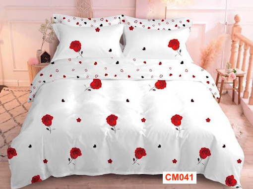 Lenjerii de pat din finet cu 6 piese CM041