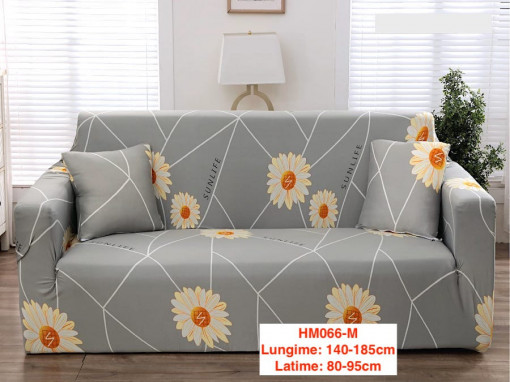 Huse Elastice Pt Canapele 140-185cm Marime M Cod HM066-M