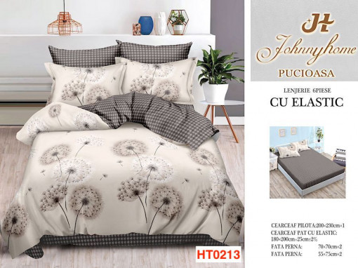 Lenjerii Cu Elastic Din Finet Cu 6 Piese Pucioasa Cod HT0213