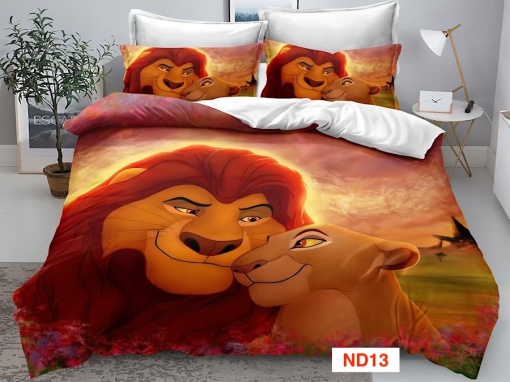 Lenjerii de pat cu imprimeu 5D, 6 piese, identice cu poza, cod ND13
