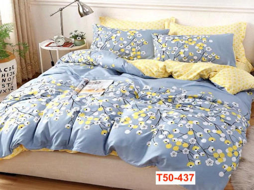 Lenjerii Din Bumbac Satinat Cu 4 Piese Cod T50-437