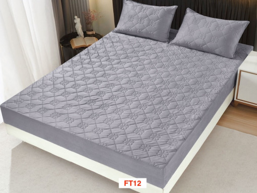 Huse De Pat / Topper Cu Elastic Si 2 Fete De Perna, 180x200, FT12