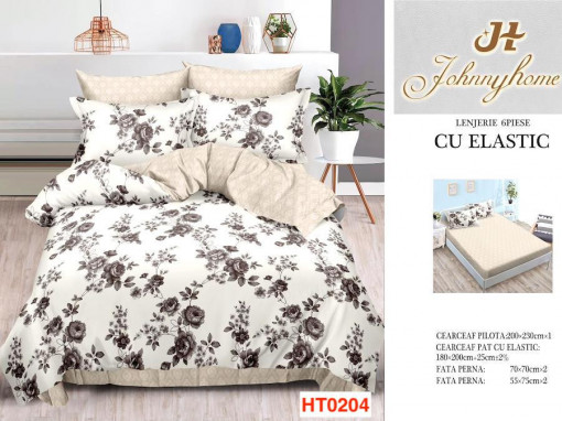 Lenjerii Cu Elastic Din Finet Cu 6 Piese Pucioasa Cod HT0204