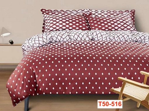 Lenjerii Din Bumbac Satinat Cu 4 Piese Pucioasa Cod T50-516