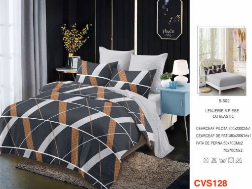 Lenjerii Cu Elastic Din Finet Cu 6 Piese Cod CVS128