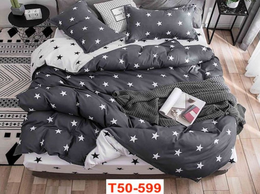 Lenjerii Din Bumbac Satinat Cu 4 Piese Pucioasa Cod T50-599