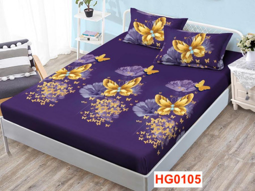 Cearceaf Din Finet Cu Elastic Si 2 Fete De Perna HG0105