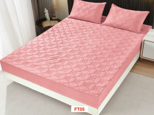 Huse De Pat / Topper Cu Elastic Si 2 Fete De Perna, 180x200, FT05