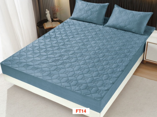 Huse De Pat / Topper Cu Elastic Si 2 Fete De Perna, 180x200, FT14